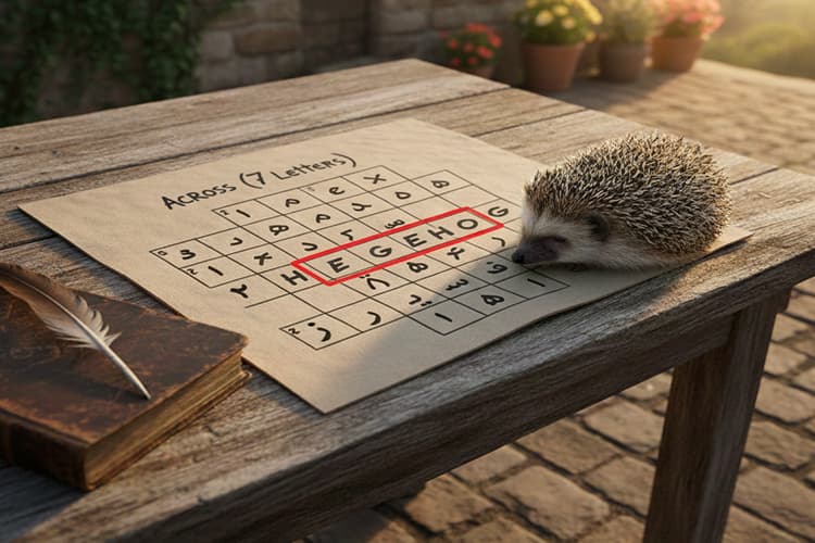 جوجه تیغی در جدول کلمات متقاطع: پاسخ های ممکن و توضیحات