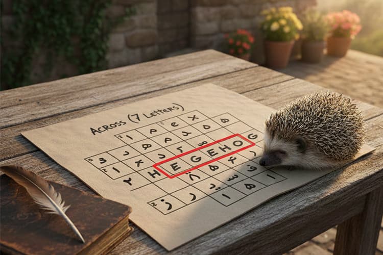 جوجه تیغی در جدول کلمات متقاطع: پاسخ های ممکن و توضیحات