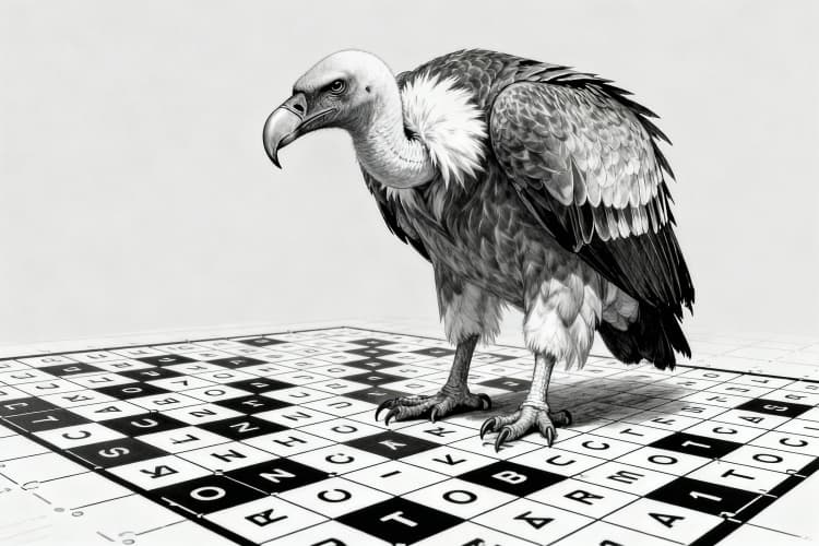 کرکس در جدول کلمات متقاطع: پاسخ های ممکن و توضیحات