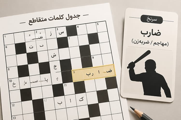 ضارب در جدول